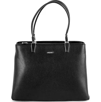 Kabelka Dámská středně velká dvouoddílová kabelka do ruky David Jones CM5853 černá | KabelkyproVas.cz