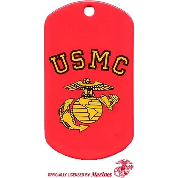 ROTHCO známka identifikační USMC G&A ČERVENÁ