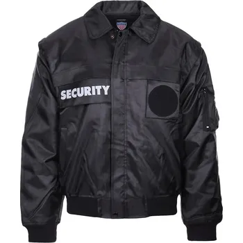 Pánský zimní kabát FOSTEX bunda SECURITY s vložkou a odepín. rukávy ČERNÁ