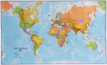 kniha Svět: Politická mapa světa 1:20 mil. 200 x 120 cm (lamino)
