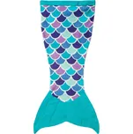 Fin Fun Dětská deka ocas mořské panny zelená