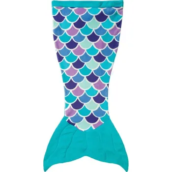 Dětská deka Fin Fun Dětská deka ocas mořské panny zelená