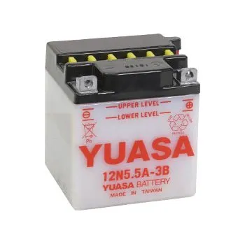 Motobaterie Motobaterie YUASA (originál) 12N5,5A-3B, 12V, 5.5Ah
