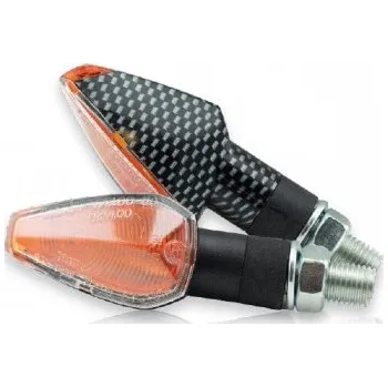 Osvětlení pro motocykl Miniblinkr Led carbon pár. 9399 1059565