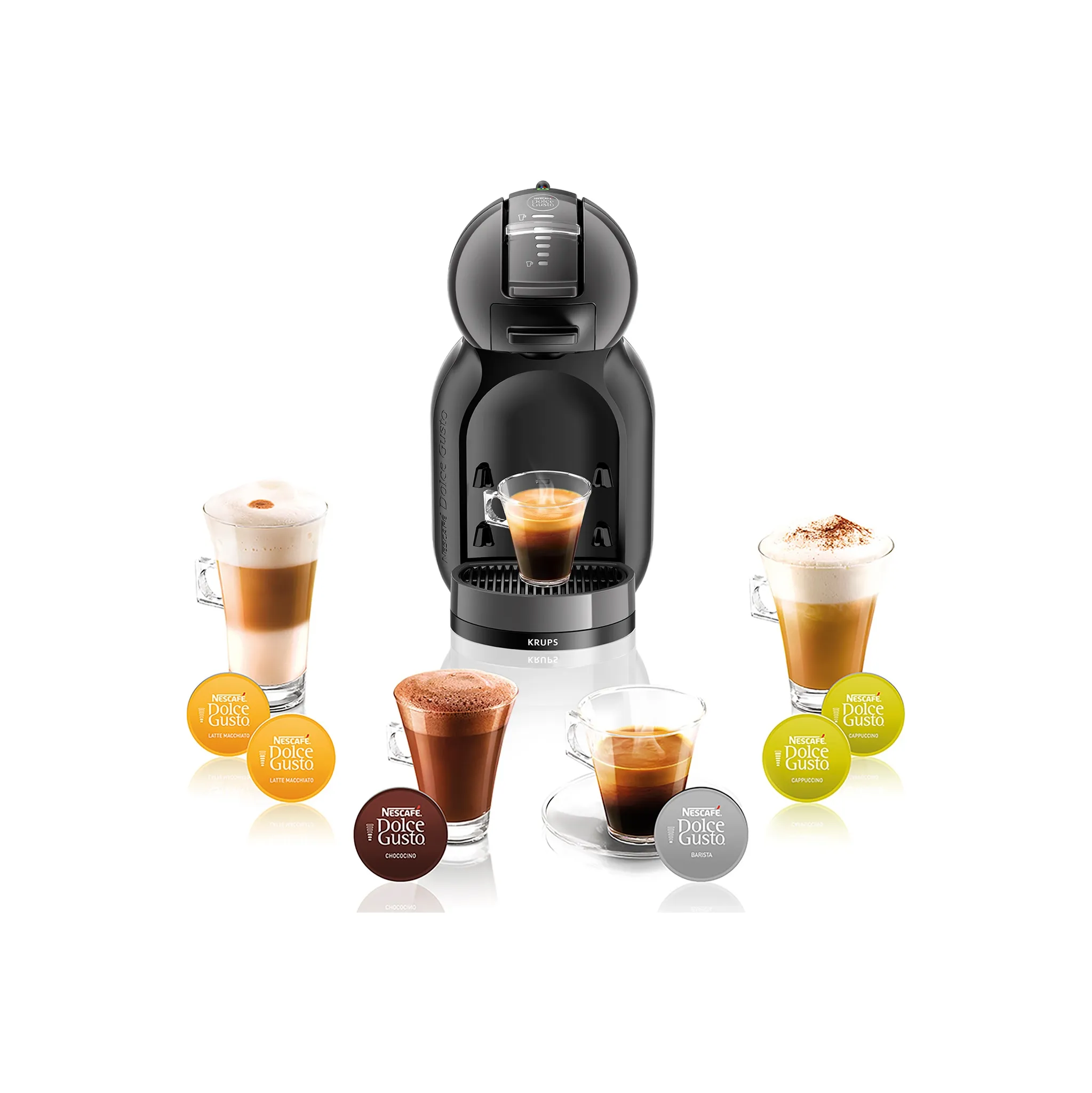 Fotografie 7 - Kávovar Krups Nescafé Dolce Gusto Mini Me černý/šedý
