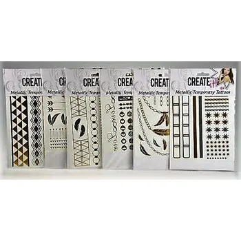 samolepka Metalické nalepovací tetování