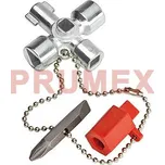 KNIPEX 00 11 02 Klíč na rozvodné skříně pro běžné skříně a systémy zavírání 44 mm