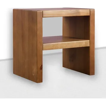 Noční stolek Krajča NOČNÍ STOLEK Z MASIVU LAURA Povrchová úprava dřeva: Bezbarvý PUR lak, Druh dřeva: Borovice