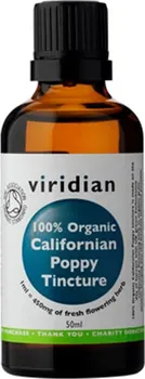 Přírodní produkt Viridian Californian Poppy Tincture Organic 50 ml