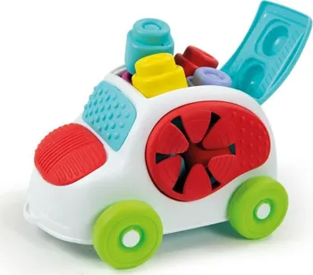 Hračka pro nejmenší Clementoni Clemmy Baby Kyblík s kostkami autíčko