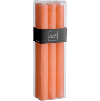 Svíčka Box 6ks svíček v lososové barvě Salmon - Ø 2 *23cm / 13h