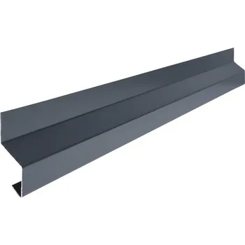 Stavební profil Okapní profil PRECIT Smart anthracite grey 90 mm 2 m