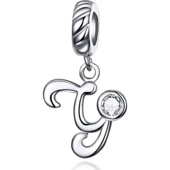 Přívěsek NUBIS® Stříbrný přívěšek korálek - písmeno Y - NB-8010-Y