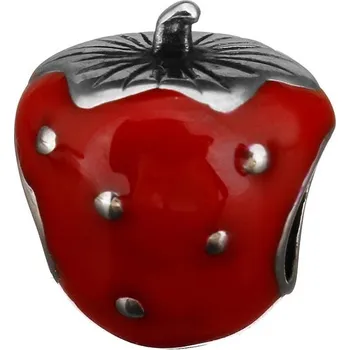 Přívěsek Šperky4U Navlékací ocelový přívěšek korálek - jahoda - K0076