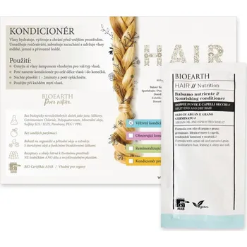 BIOEARTH Vzorek: Výživný kondicionér, roztřepené, suché 12ml