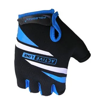 Fitness rukavice Polednik Cyklistické rukavice Active modré - velikost S