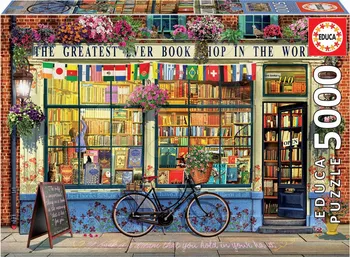 Puzzle Educa Největší knihkupectví na světě 5000 dílků