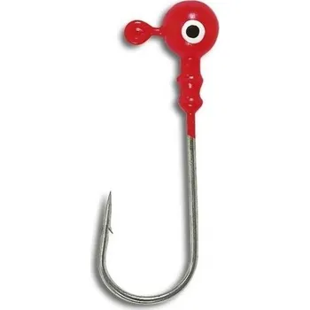 Rybářský háček Jigová Hlavička Saenger Červená Velikost 4/0 5gr 4/0