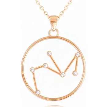 Náhrdelník Stříbrný pozlacený náhrdelník znamení střelec Minet Stars JMAS9512RN45