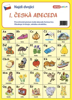 Najdi dvojici - 1.: Česká abeceda - kolektiv (2018, brožovaná) 