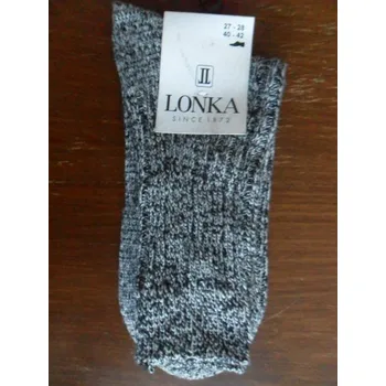 Pánské ponožky VENDA-pánské zimní ponožky LONKA tmavě modré 41-42(27-28) (pánské vlněné ponožky)