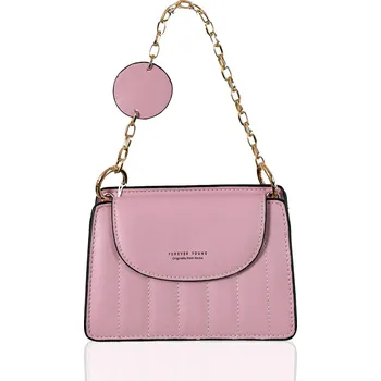 Kabelka Aaryans Dámská malá crossbody kabelka SL004 RŮŽOVÁ