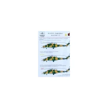 Plastikový model 1/72 Decal Mi-24 D/V Eagle Killers
