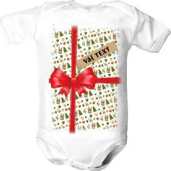 Kojenecký body Dětské body s potiskem Vánoční dárek dětské
