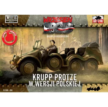 Plastikový model First To Fight 1/72 Krupp Protze (Polish version)