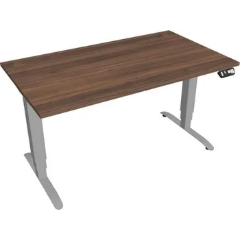 Kancelářský vozík HOBIS výškově stavitelný stůl 140 cm, paměť.ovlad. - MOTION MS 3M 1400, ořech + doprava zdarma