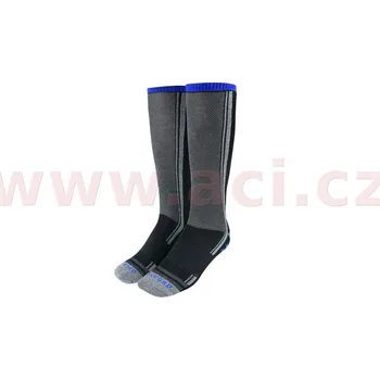 Pánské ponožky ponožky COOLMAX®, OXFORD (šedé/černé/modré) L (44 - 49)