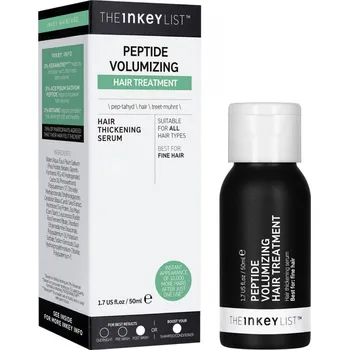Vlasová regenerace The Inkey List Peptide Volumizing Hair Treatment 50 ml - Peptidové objemové ošetření vlasů