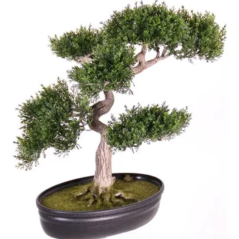 umělá květina Umělý Bonsai cedrv květináči, 40cm