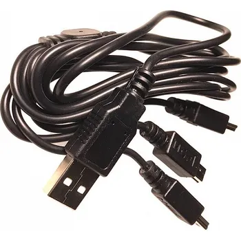 Přislušenství pro detektor kovů Třícestný nabíjecí USB kabel pro XP DEUS/ORX