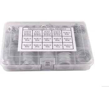 Sada nářadí Sada těsnících AL kroužků 440ks