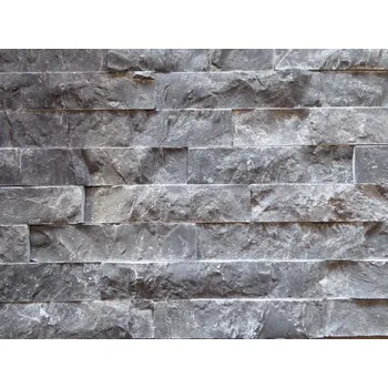 KAMENNÝ OBKLAD MRAMOR ČERNÝ BLACK GRAPHITE roh