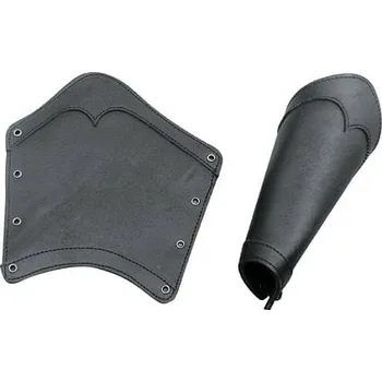 Karnevalový kostým Epic Armoury Kožené nátepníky prošívané