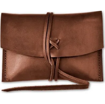 Karnevalový doplněk imago Kožený obal na tabák, barva přírodní