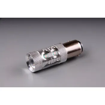 Autožárovka žárovka LED 12V-24V 21/5W BAY15d SMD 50W červená