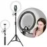 Baseus Selfie kruhové světlo LED 12" černé