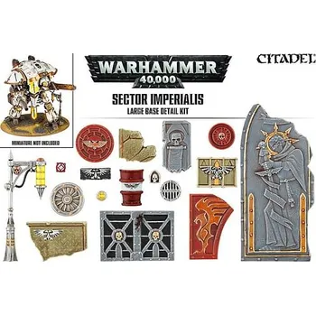 Příslušenství k deskovým hrám Games Workshop Warhammer 40000: Sector Imperialis: Large Base Detail Kit