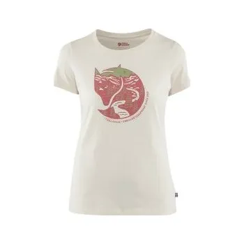 Dámské oblečení Fjällräven Arctic Fox Print T-Shirt Women Chalk White béžová L