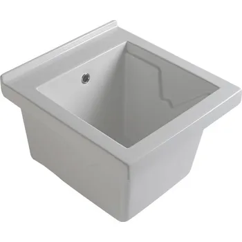Keramická výlevka, 45x50 cm, s přepadem