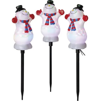 Světelný efekt EMOS ZY2377 sněhulák 3 ks