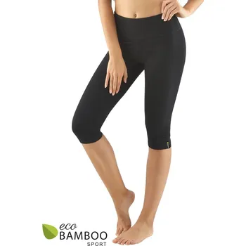 Dámské tričko Leginy capri sportovní Eco bamboo 95036P černé vel.M/L - Gina