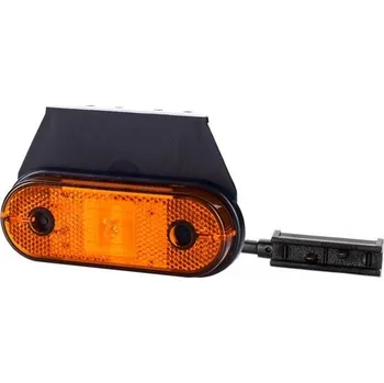 Přídavný světlomet obrysové světlo - oranžové - led - s držákem - s odrazkou - konektor - LD 650