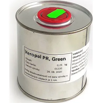 VEROPAL PR Pigmentový roztok do čiré pryskyřice 250ml zelená