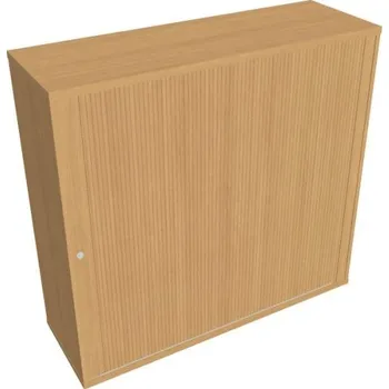 Kancelářský vozík HOBIS kancelářská policová skříň - SZ 3 120 01 P, zámek Huwill, roleta pravá, buk + doprava zdarma