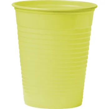Vodová barva UNIGLOVES Barevné plastové kelímky, 100 ks Barva: žlutá