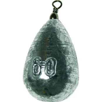 Volný čas Carp System Olovo s obratlíkem Hruška Hmotnost: 80g Získejte slevu -5% za registraci v e-shopu